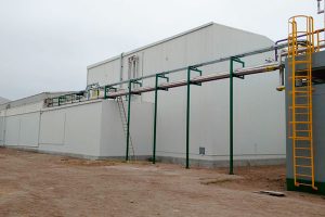 PLANTA DE FRESCOS - 2 TUNELES PRE ENFRIAMIENTO 20TN 1 CAMARA 500TN ANTECAMARA DESPACHO SISTEMA NH3